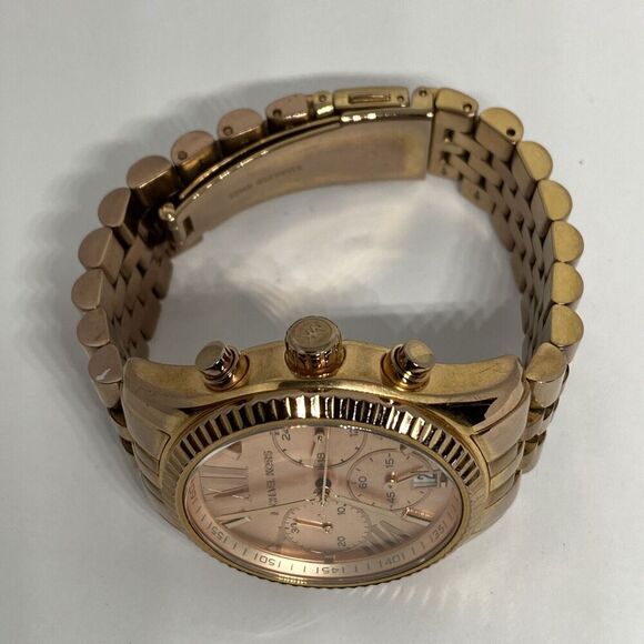 Michael Kors Lexington MK5569 Women Stainless Steel Analog Rose Dial Watch MP160 main image 11
